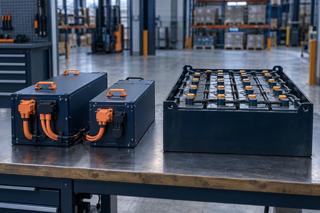 AGV/AMR ve Forklift İçin Lityum mu, Kurşun-Asit Akü mü?